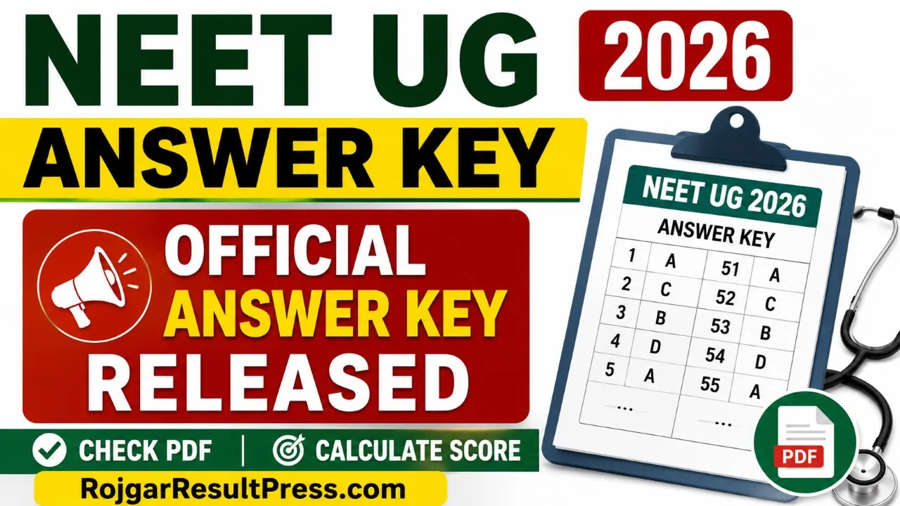 NEET UG Answer Key 2026 Official PDF Download
