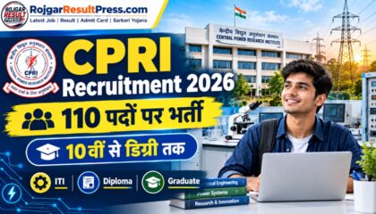 CPRI Recruitment 2026: 110 पदों पर भर्ती, 10वीं से डिग्री पास अभ्यर्थियों के लिए मौका