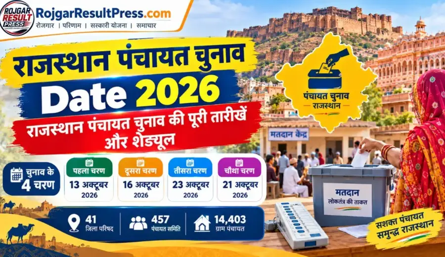 Rajasthan Panchayat Chunav Date 2026: राजस्थान पंचायत चुनाव की पूरी तारीखें और शेड्यूल
